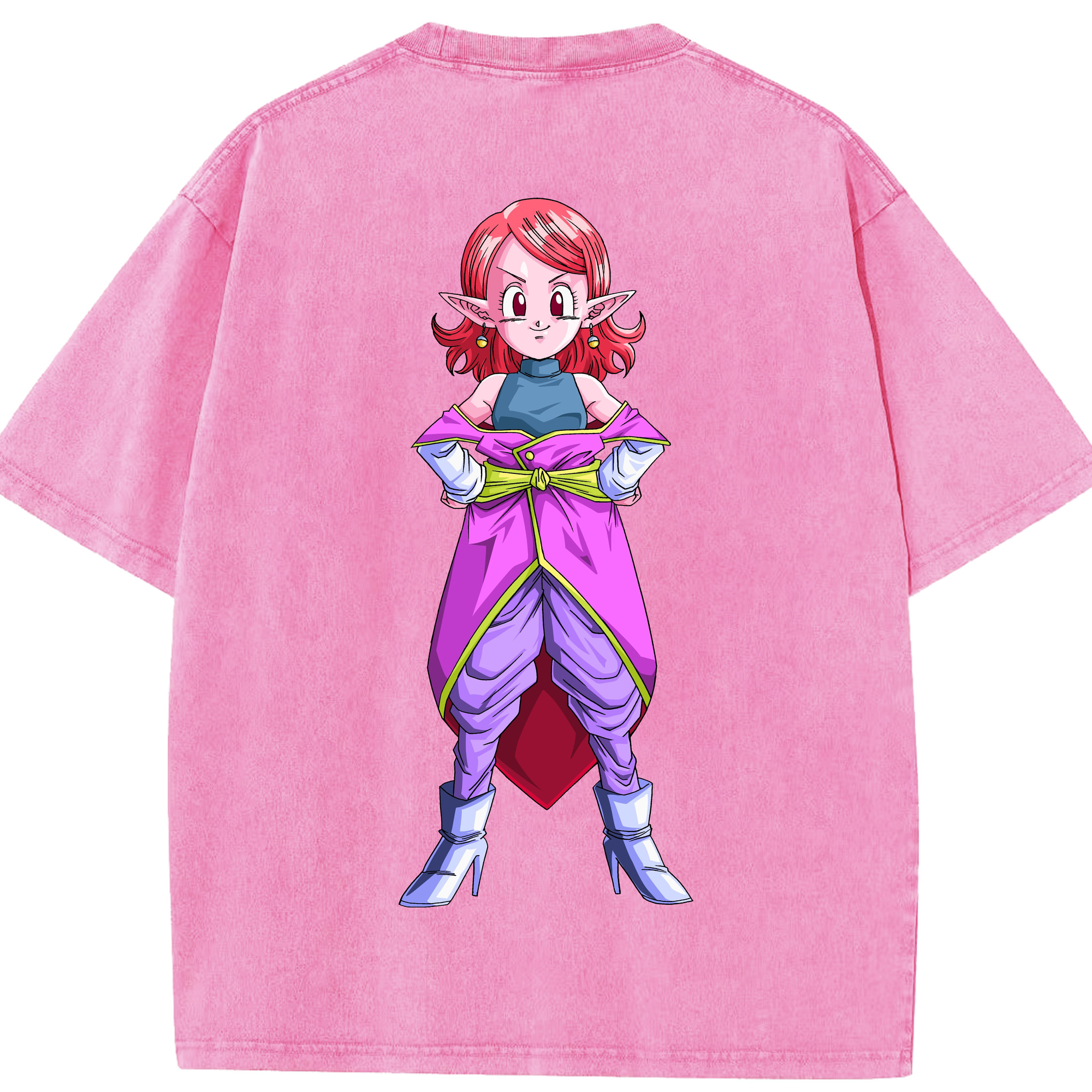 （画像用） ドラゴンボール DRAGON BALL 綿100% ヴィンテージ風 半袖Tシャツ（背面プリント）